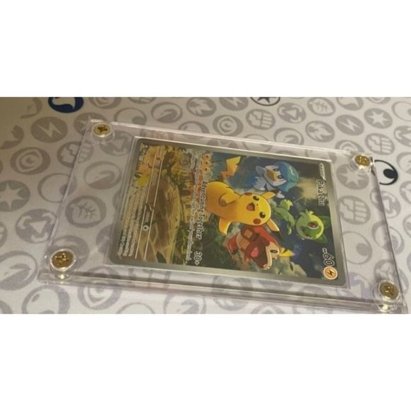 Pokémon TCG Pikachu Scarlet & Violet Paldea Evolved SVP 027 Black Star Promo - Picture 6 of 7